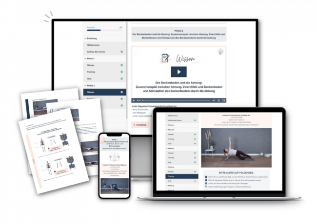 Mockup Pregnancy Recovery Website